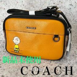 New Coach X Peanuts Snoopy Shoulder Bag CHARLIE BROWN
