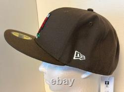 New Era x Peanuts Limited Edition Snoopy Charlie Brown Golf Hat 7 5/8 Brown