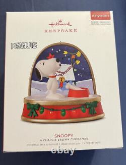 New Hallmark Peanuts Storytellers A Charlie Brown Christmas Snoopy Ornament Nib