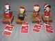 New Set 4 Hallmark Peanuts Wireless Band Musical Figure Charlie Brown Snoopy +