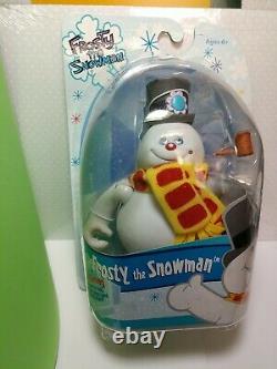 ORGINAL Frosty deluxe POSEABLE figure Frosty the Snowman NEW Round 2 Forever Fun