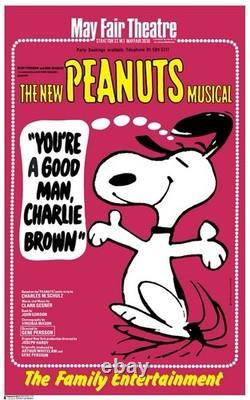 Orig. Charles M. Schulz Letter You're A Good Man, Charlie Brown Peanuts Snoopy