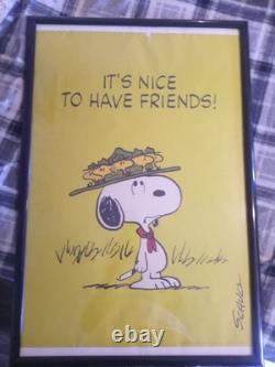 Original Snoopy &Charlie Brown Posters Also Have Walt Disney Poster