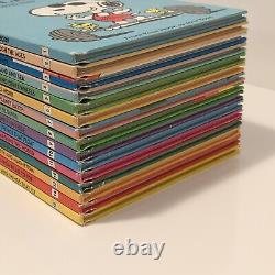 PEANUTS 1990 Charlie Brown's Cyclopedia Complete Set 1-15 Hardcover Snoopy