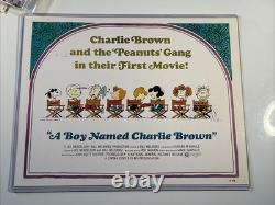 PEANUTS Animation Publicity Promotional Charles Schulz Charlie Brown Comic I10