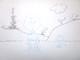 Peanuts Charlie Brown Charles Schulz Original Prod Cel Drawing Layout Snoopy