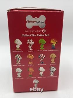 PEANUTS CHARLIE BROWN DEPARTMENT 56 PORCELAIN SNOOPY BY DESIGN SERIES 2013 Rare