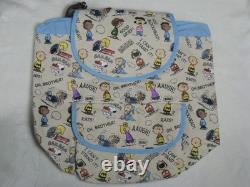 PEANUTS Canvas Backpack Rucksack Snoopy Charlie Brown Linus Peanuts Speak