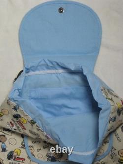 PEANUTS Canvas Backpack Rucksack Snoopy Charlie Brown Linus Peanuts Speak