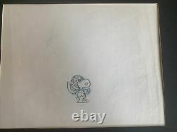 PEANUTS Charlie Brown and Snoopy Production Animation Cel Drawing TV COA