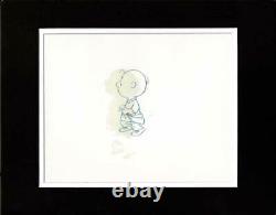 PEANUTS Charlie Brown and Snoopy Show Animation Cel Drawing 1983-1985 12d