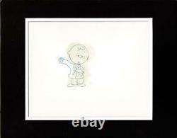 PEANUTS Charlie Brown and Snoopy Show Animation Cel Drawing 1983-1985 19d