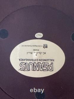 PEANUTS HALLOWEEN EXTRAVAGANZA Rotating Lazy Susan Sculpture Danbury Mint 2016