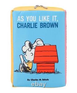 PEANUTS x LeSportsac BOOK POUCH Charlie Brown Pouch Japan New