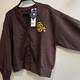 Peanuts X Mlb Padres V-neck Cardigan Snoopy Charlie Brown Embroidery New