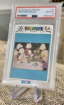 PSA 10 1991 Peanuts Preview Charlie Brown Christmas Special #33 Snoopy