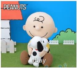 Peanut SNOOPY Mega Jambo Charlie Brown and Pair Plush Sega Sega New From Japan