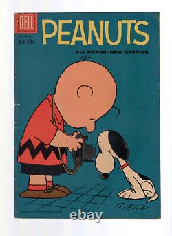 Peanuts #4 First Issue of Own Title Charlie Brown & Snoopy Mid Grade Plus