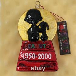 Peanuts 50th Anniv Ltd Ed Ornament Polonaise Kurt Adler Snoopy Charlie Brown