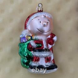 Peanuts 50th Anniv Ltd Ed Ornament Polonaise Kurt Adler Snoopy Charlie Brown