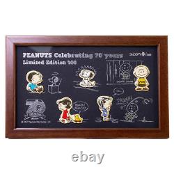 Peanuts 70th Anniversary 1950's Pin Badge Set Shop Original Limited Quantity