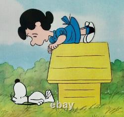 Peanuts A Charlie Brown Celebration Snoopy and Lucy Production Cels 1982