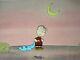 Peanuts Animation Cel Charles Schulz Art Charlie Brown And Snoopy Background 80s