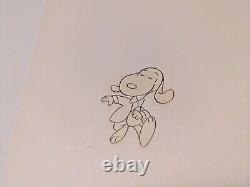 Peanuts Animation Cel Charles Schulz Art Charlie Brown And Snoopy Show Cartoons