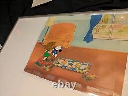 Peanuts Animation Cel Charles Schulz Art Charlie Brown And Snoopy Show Cartoons