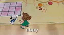 Peanuts Animation Cel Charles Schulz Art Charlie Brown And Snoopy Show Cartoons