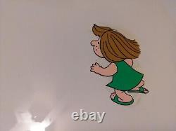 Peanuts Animation Cel Charles Schulz Art Charlie Brown And Snoopy Show Cartoons