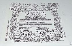 Peanuts Cel Charlie Brown Christmas Pumpkin Snoopy Bill Melendez 4 Cell Set