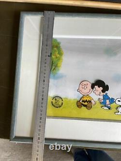 Peanuts Cel Charlie Brown Snoopy