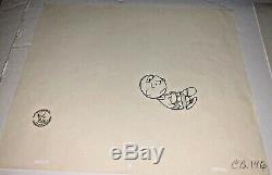 Peanuts Cel Snoopy Come Home Charlie Brown Linus Original Production Cell Sketch