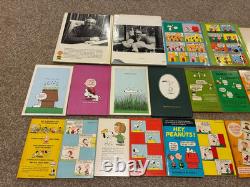 Peanuts / Charlie Brown 24 Book Lot Set Charles M Schulz RARE Snoopy