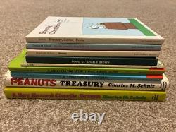 Peanuts / Charlie Brown 24 Book Lot Set Charles M Schulz RARE Snoopy