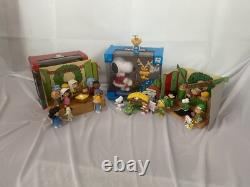 Peanuts Charlie Brown Christmas Pageant Mini Figure Nativity Set Concert Choir +