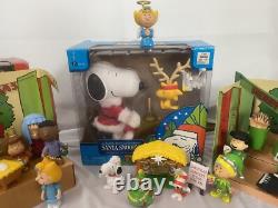 Peanuts Charlie Brown Christmas Pageant Mini Figure Nativity Set Concert Choir +