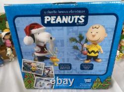 Peanuts Charlie Brown Christmas Pageant Mini Figure Nativity Set Concert Choir +