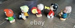 Peanuts Charlie Brown Musical Band Ornaments Instruments United Feature Vintage