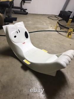 Peanuts Charlie Brown SNOOPY Rock'N Slide Knickerbocker 1979 Rocking Chair