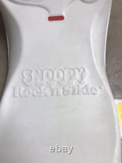 Peanuts Charlie Brown SNOOPY Rock'N Slide Knickerbocker 1979 Rocking Chair