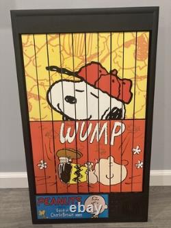 Peanuts Charlie Brown & Snoopy Baseball Animated Art Power Pictures New
