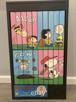 Peanuts Charlie Brown & Snoopy Baseball Animated Art Power Pictures New