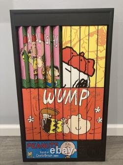 Peanuts Charlie Brown & Snoopy Baseball Animated Art Power Pictures New