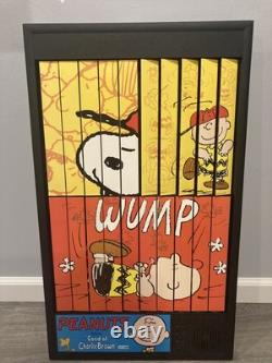 Peanuts Charlie Brown & Snoopy Baseball Animated Art Power Pictures New
