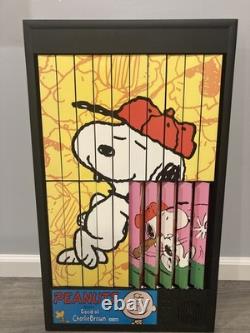Peanuts Charlie Brown & Snoopy Baseball Animated Art Power Pictures New