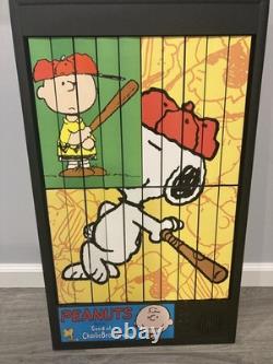 Peanuts Charlie Brown & Snoopy Baseball Animated Art Power Pictures New