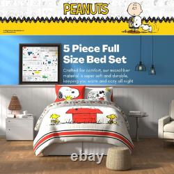 Peanuts Charlie Brown & Snoopy Classic Pals Sheet Set Full Size