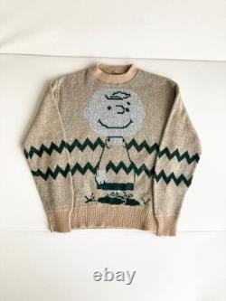 Peanuts Charlie Brown Snoopy SPRUCE Vintage Style Sweatshirt Loose Fit